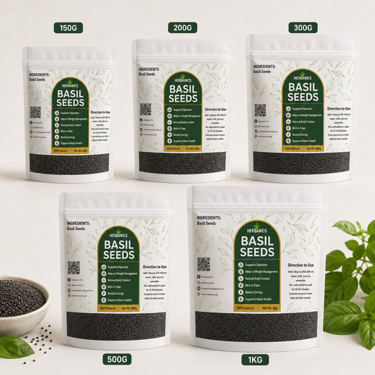 Basil Seeds | Tukh Malanga Premium seeds by Herbanics