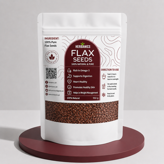 Herbanics Flax Seeds (Alsi) – Premium Quality Alsi Seeds | Omega-3, Fiber & Daily Wellness