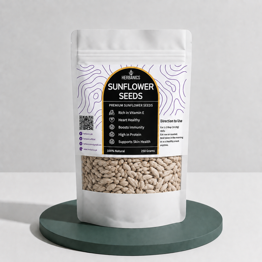 Herbanics Premium Sunflower Seeds | High Protein Healthy Snack | Rich in Vitamin E & Fiber