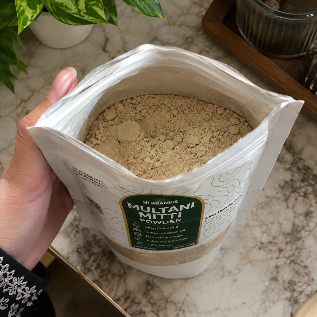 Pure Multani Mitti Powder for Face | Natural Fuller’s Earth – Herbanics