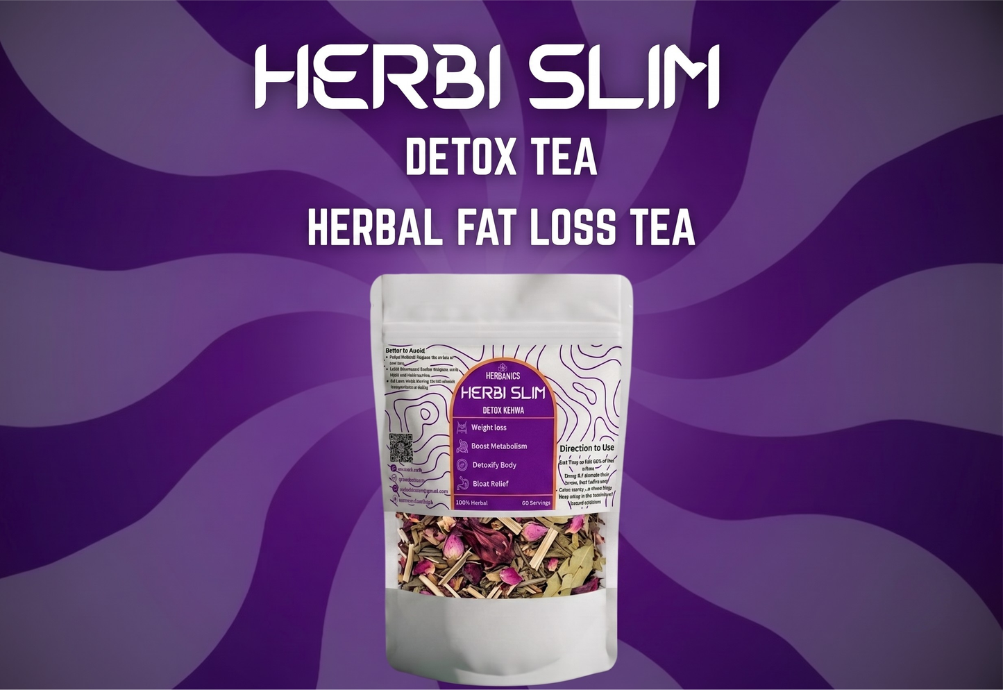 Herbi Slim Detox Tea | FREE Personalized Diet Plan🎁
