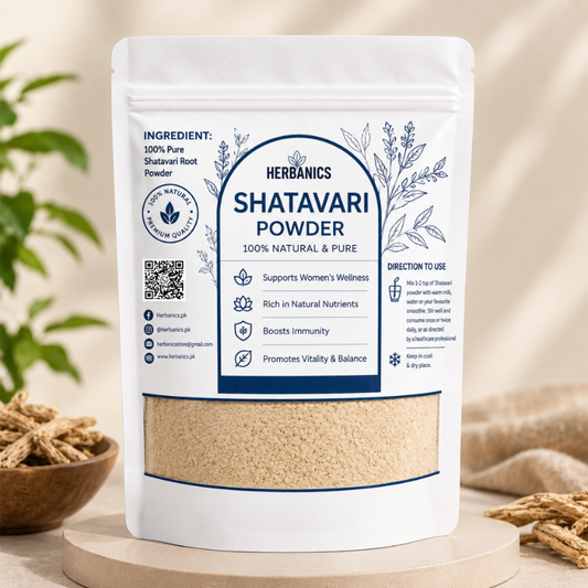 Shatavari Powder by Herbanics | 100% Pure Herbal Powder